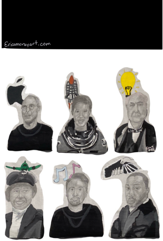 "Famous Figures" Sticker Pack